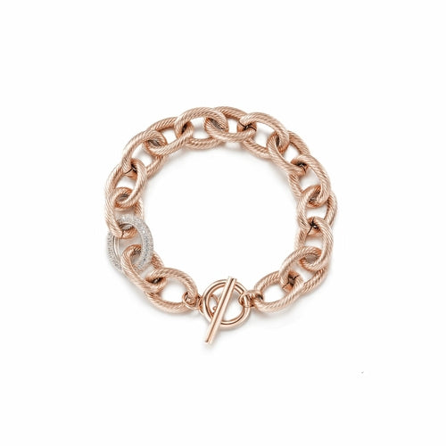 Gold Link Toggle Bracelet