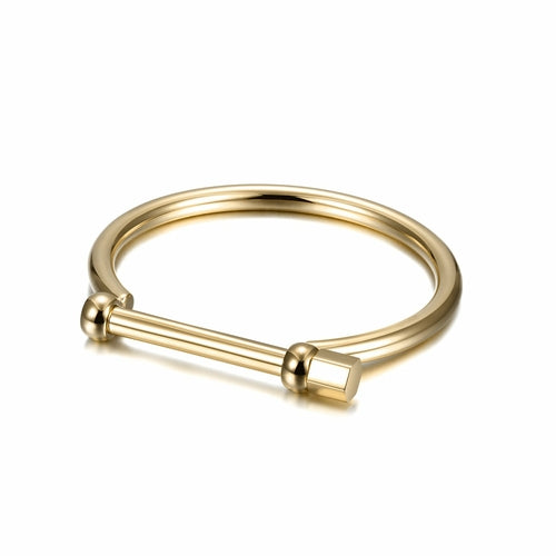 Screw Bar Bangle Bracelet