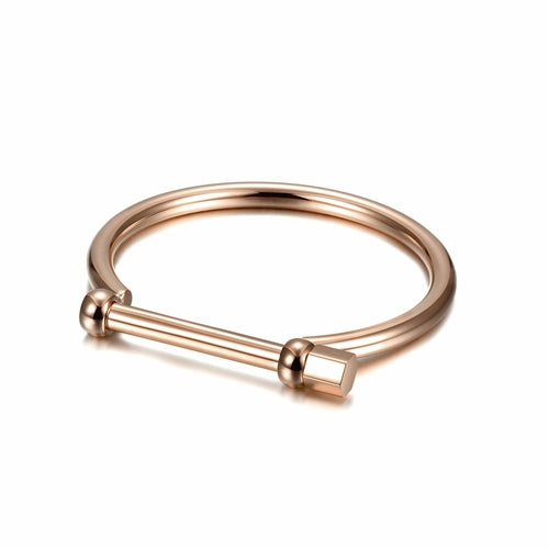 Screw Bar Bangle Bracelet