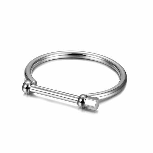 Screw Bar Bangle Bracelet