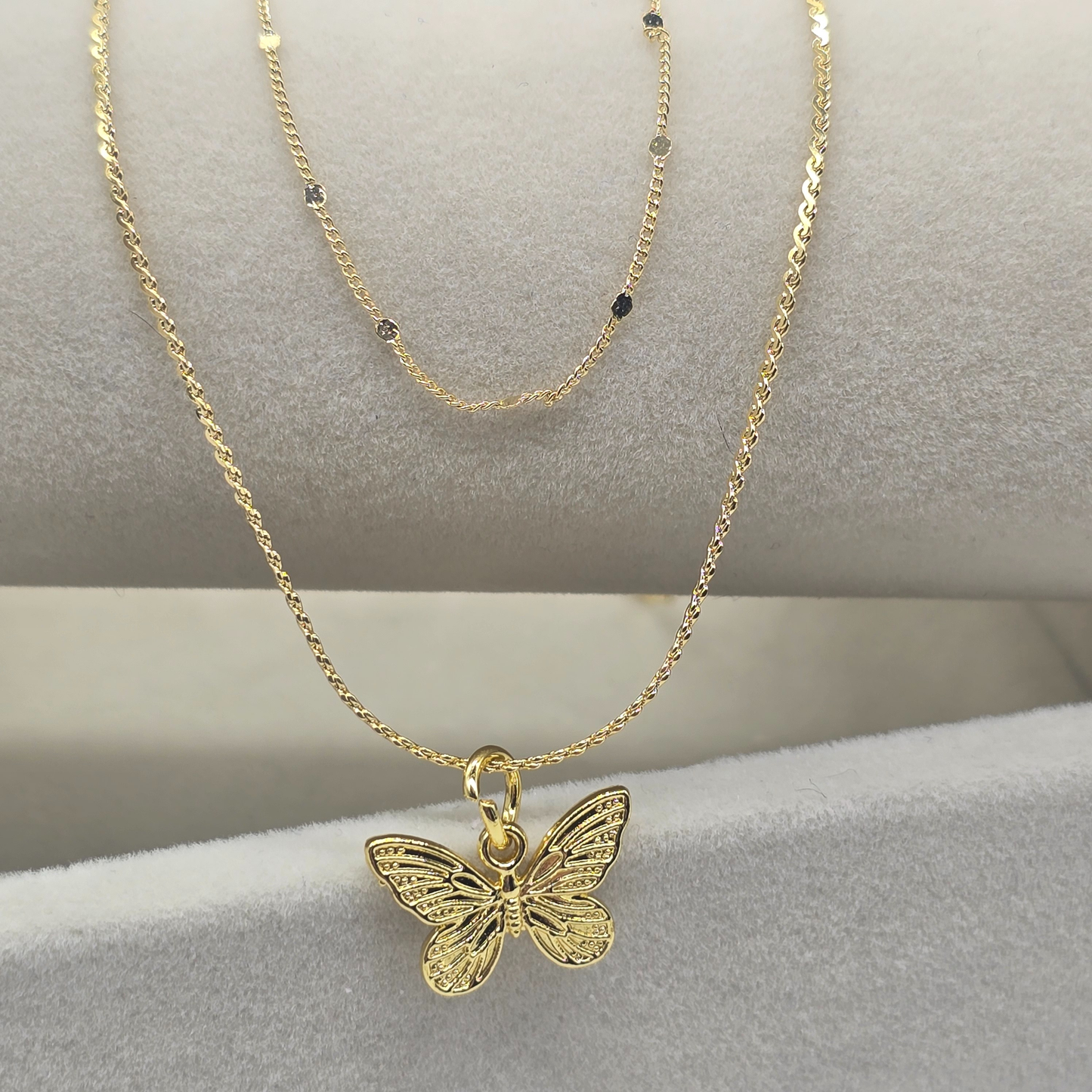 Gold Butterfly Necklace