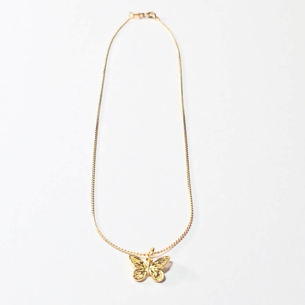 Gold Butterfly Necklace