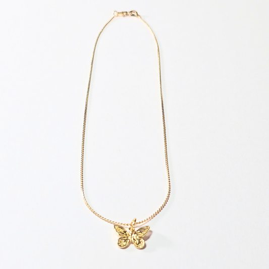Gold Butterfly Necklace