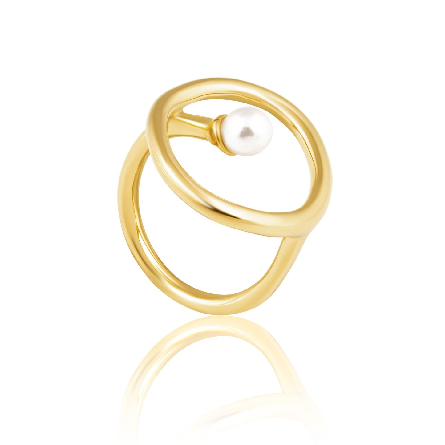 pearl statement ring