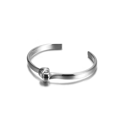 Gold Love Knot Cuff Bracelet