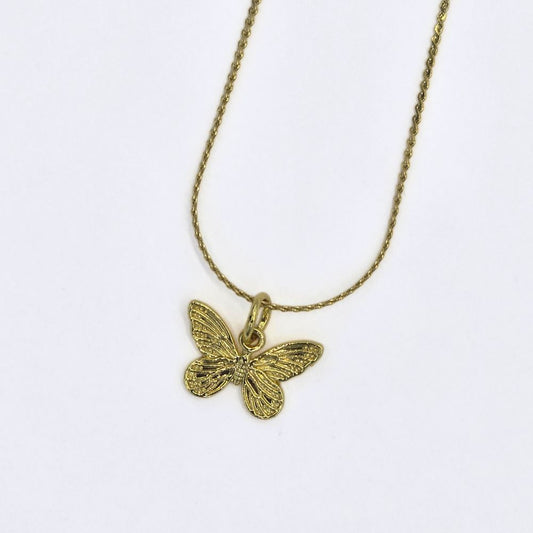 Gold Butterfly Necklace