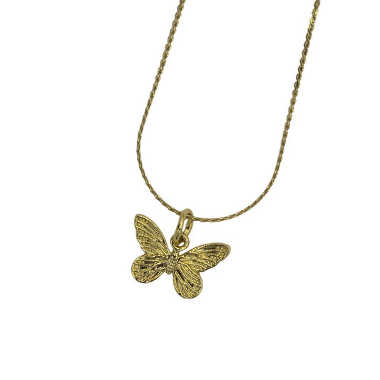 Gold Butterfly Necklace