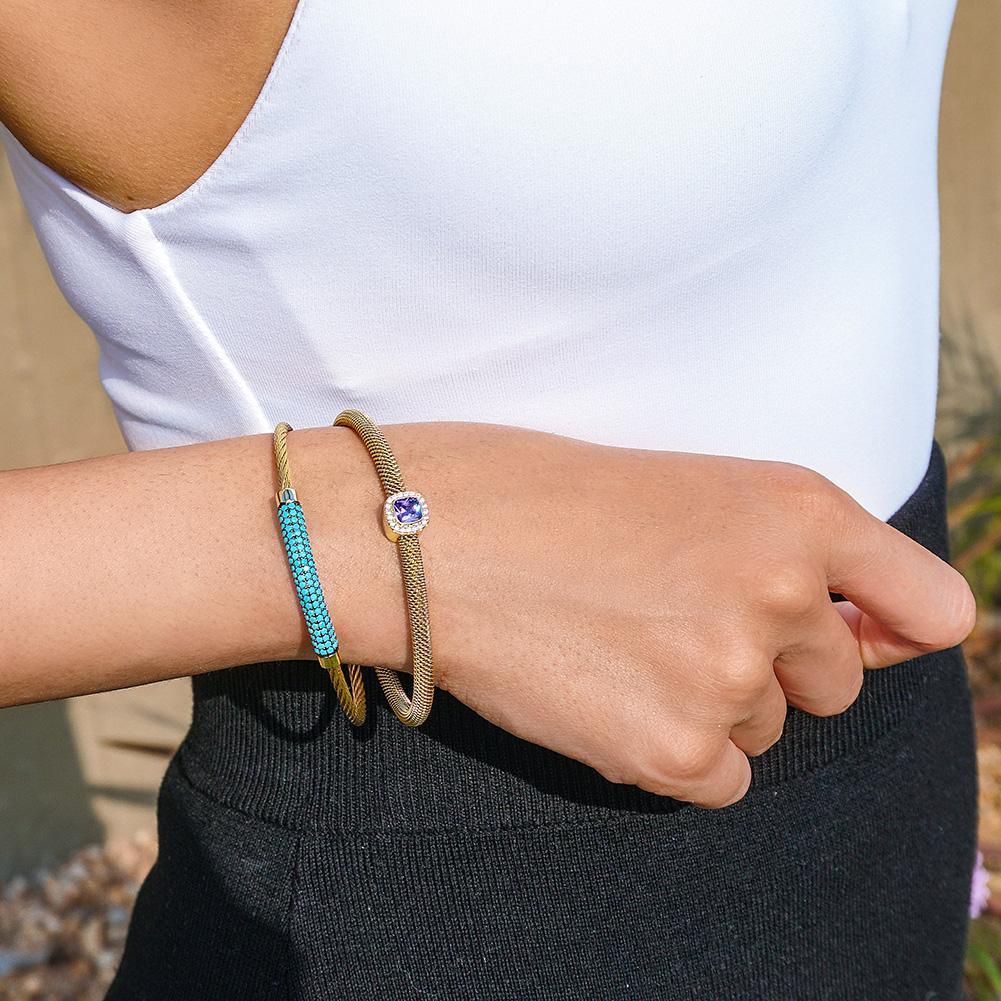 Gemstone Bangle Set