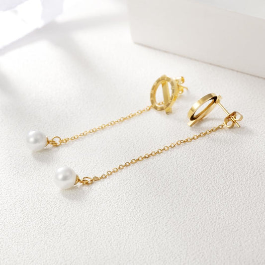 Pearl Dangle Earrings