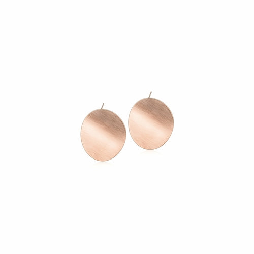 Gold Disc Earrings