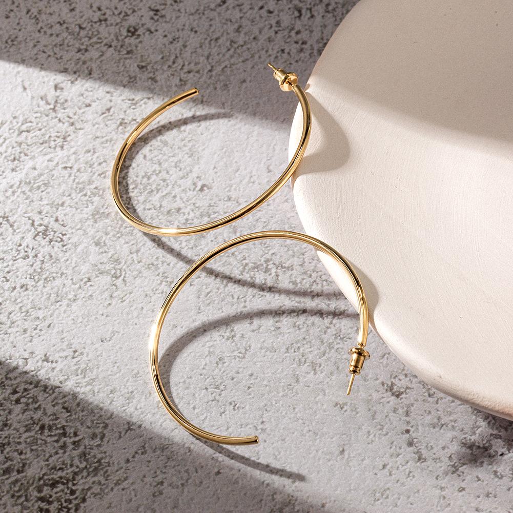 Gold Hoop Earrings