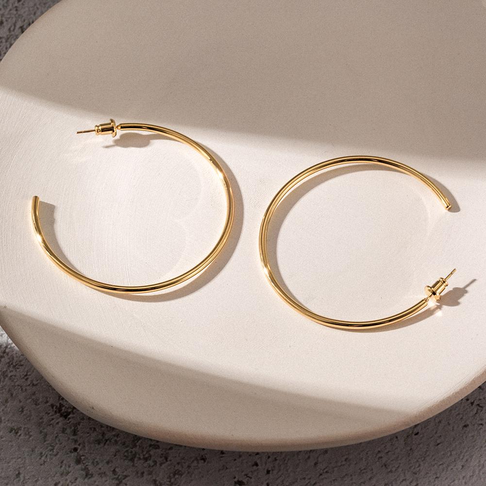 Gold Hoop Earrings