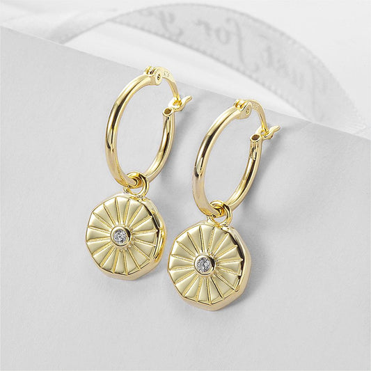 Sunburst Dangle Earrings