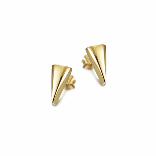 stud earrings triangle shape 