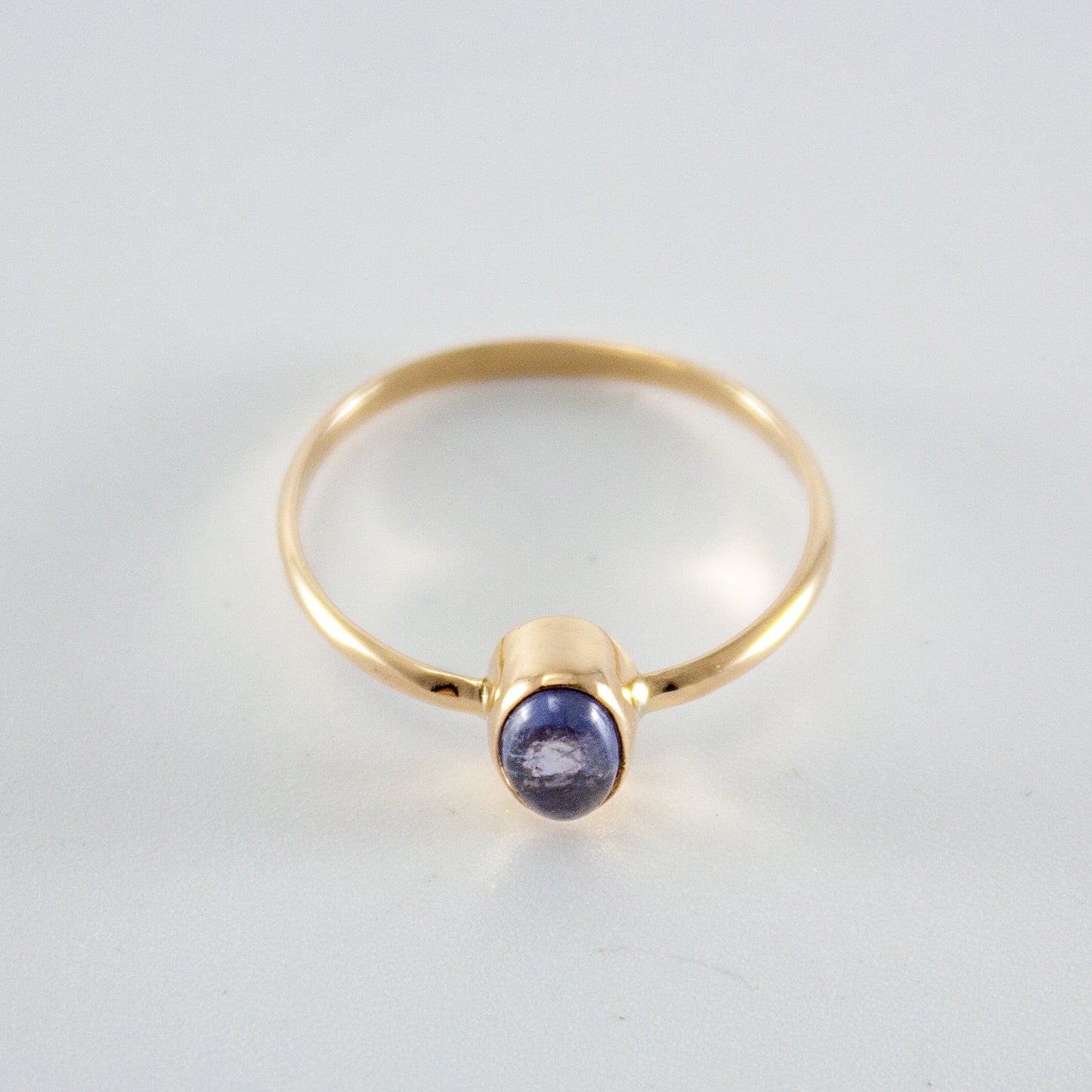 Iolite 14k Gold Ring
