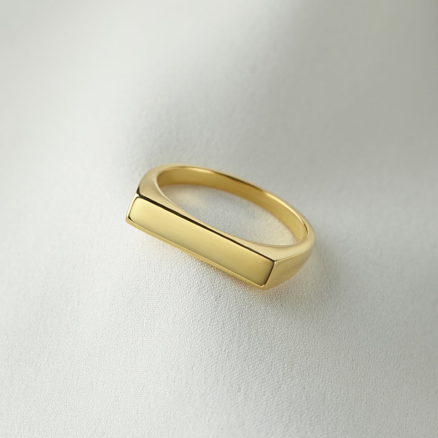 Signet Bar Ring Gold/Silver